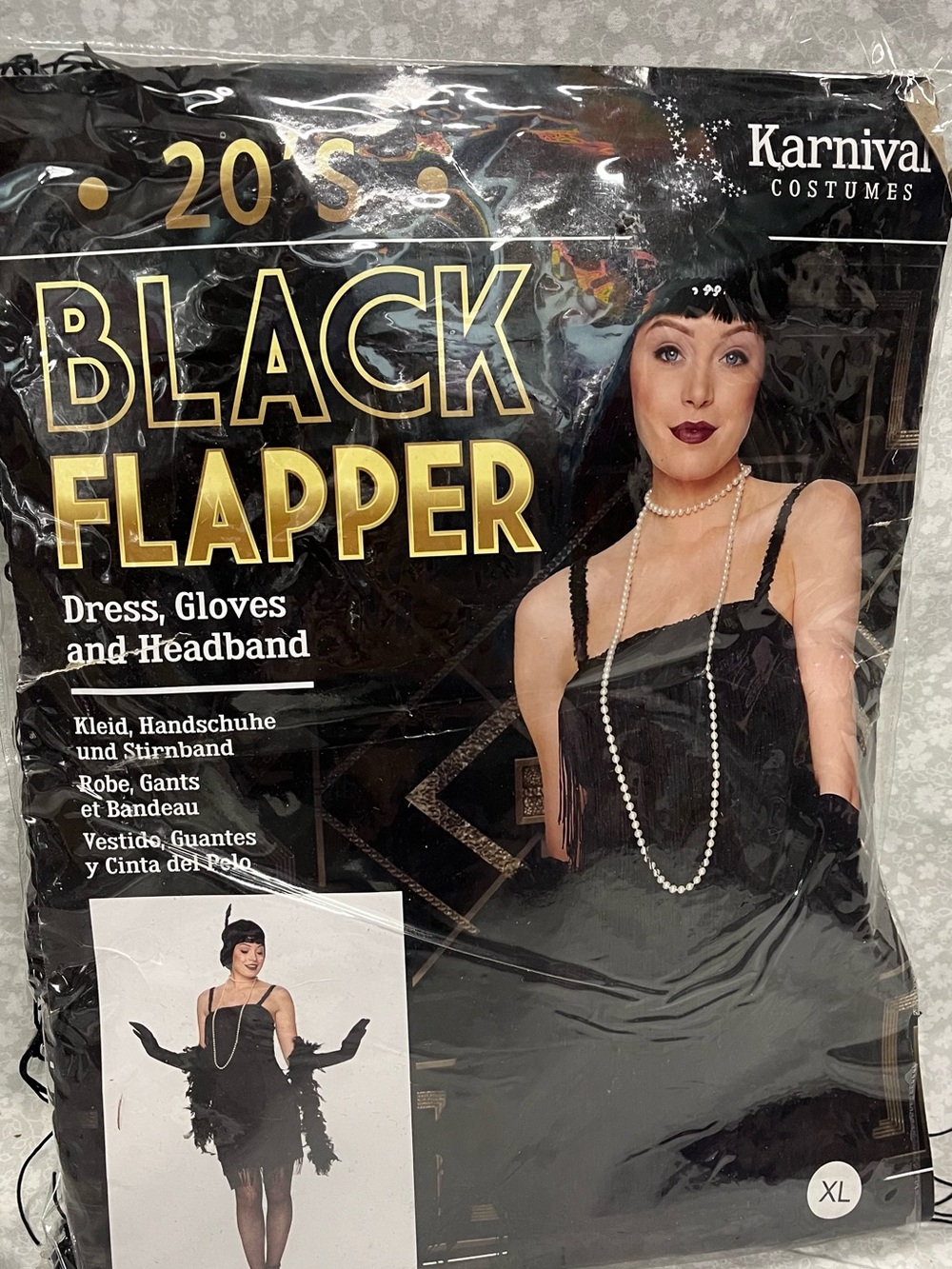 NEW Black Flapper